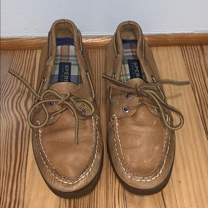 Leather Sperry Topsiders